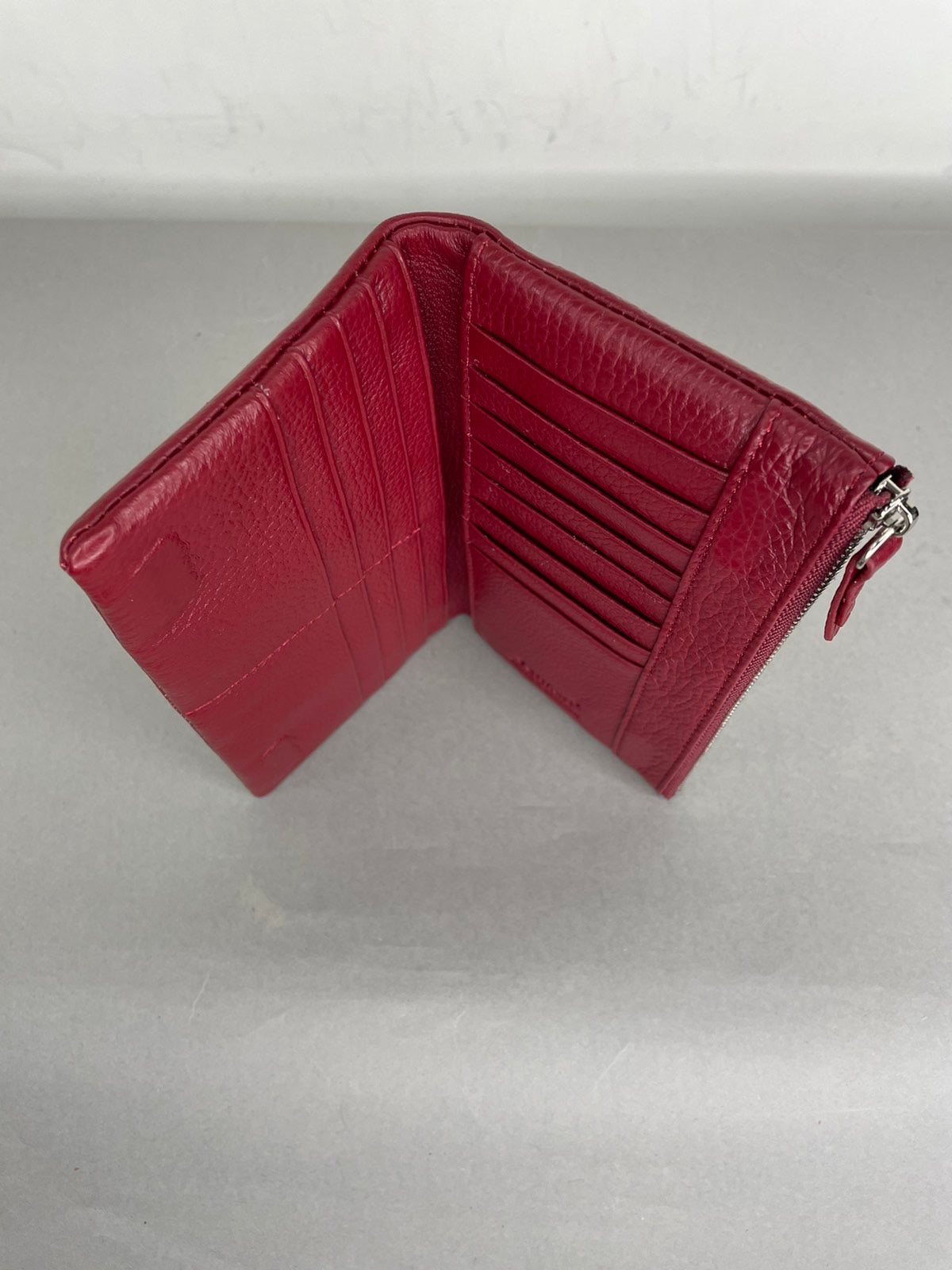 VerMari natūralios odos moteriška piniginė