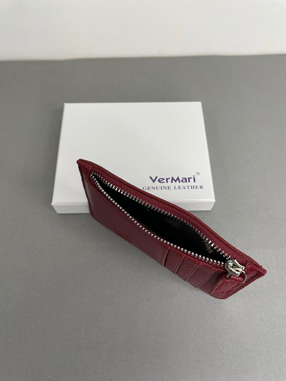 Natūralios odos VerMari kortelių dėklas