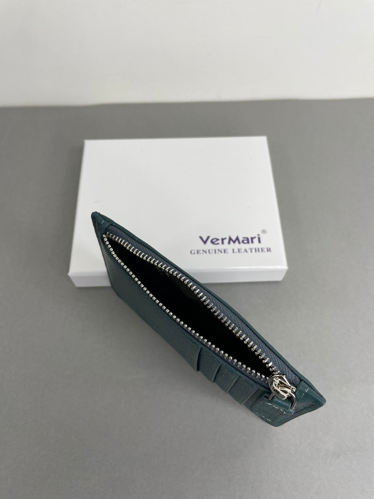 Natūralios odos VerMari kortelių dėklas