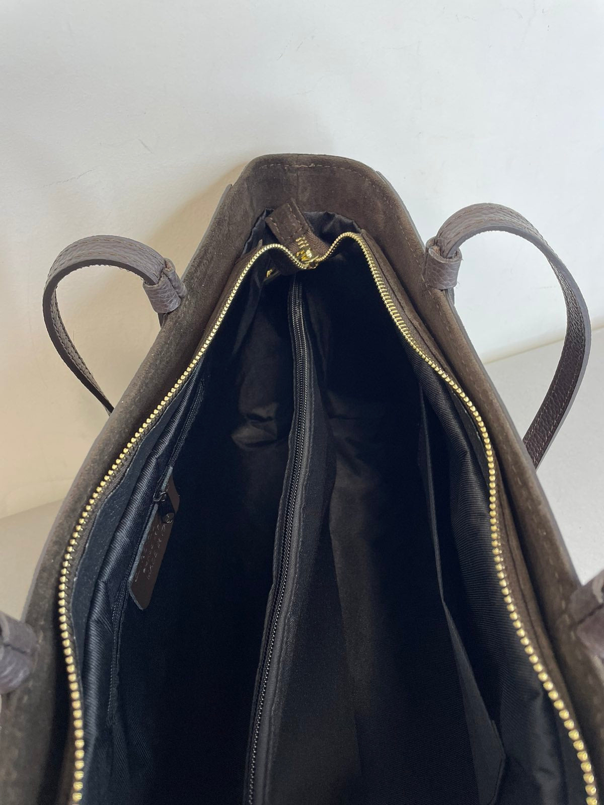 Ruda zomšinė rankinė