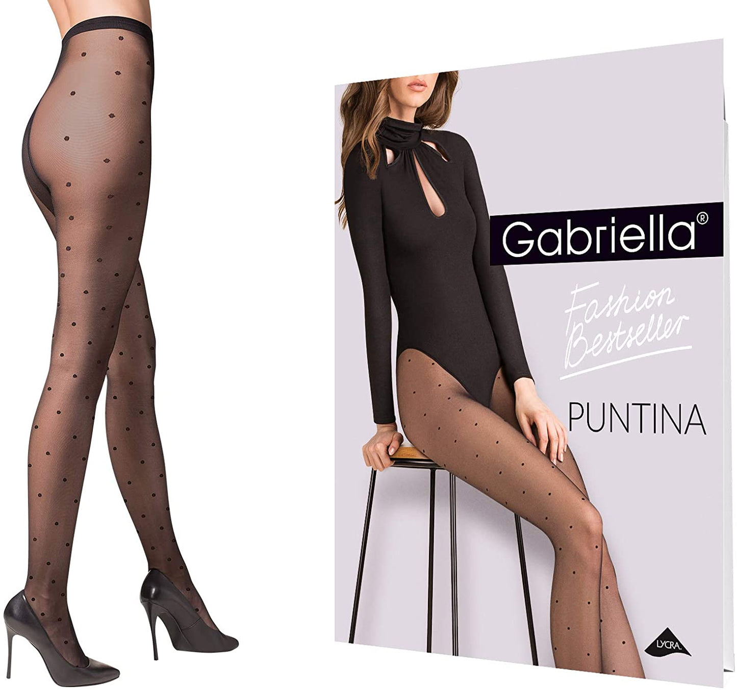 Moteriškos pėdkelnės su taškeliais Gabriella PUNTINA 20 den