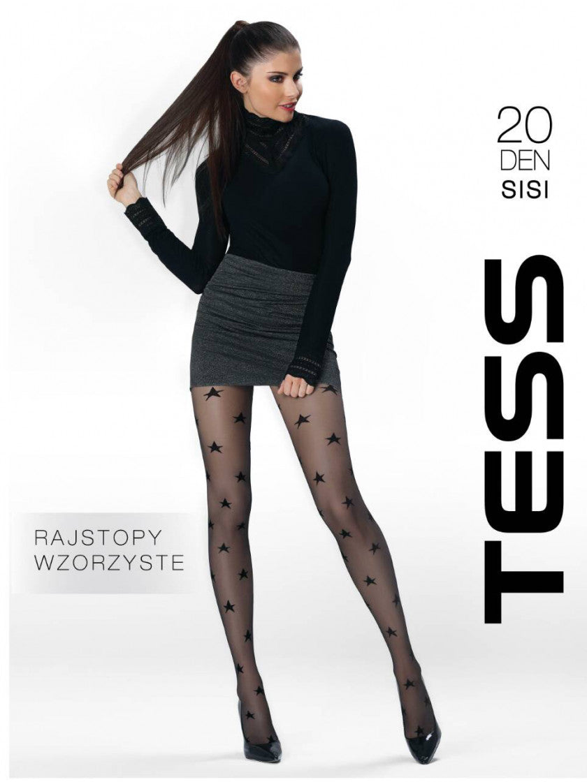 Pėdkelnės su žvaigždutėmis Tess SISI 20 Den