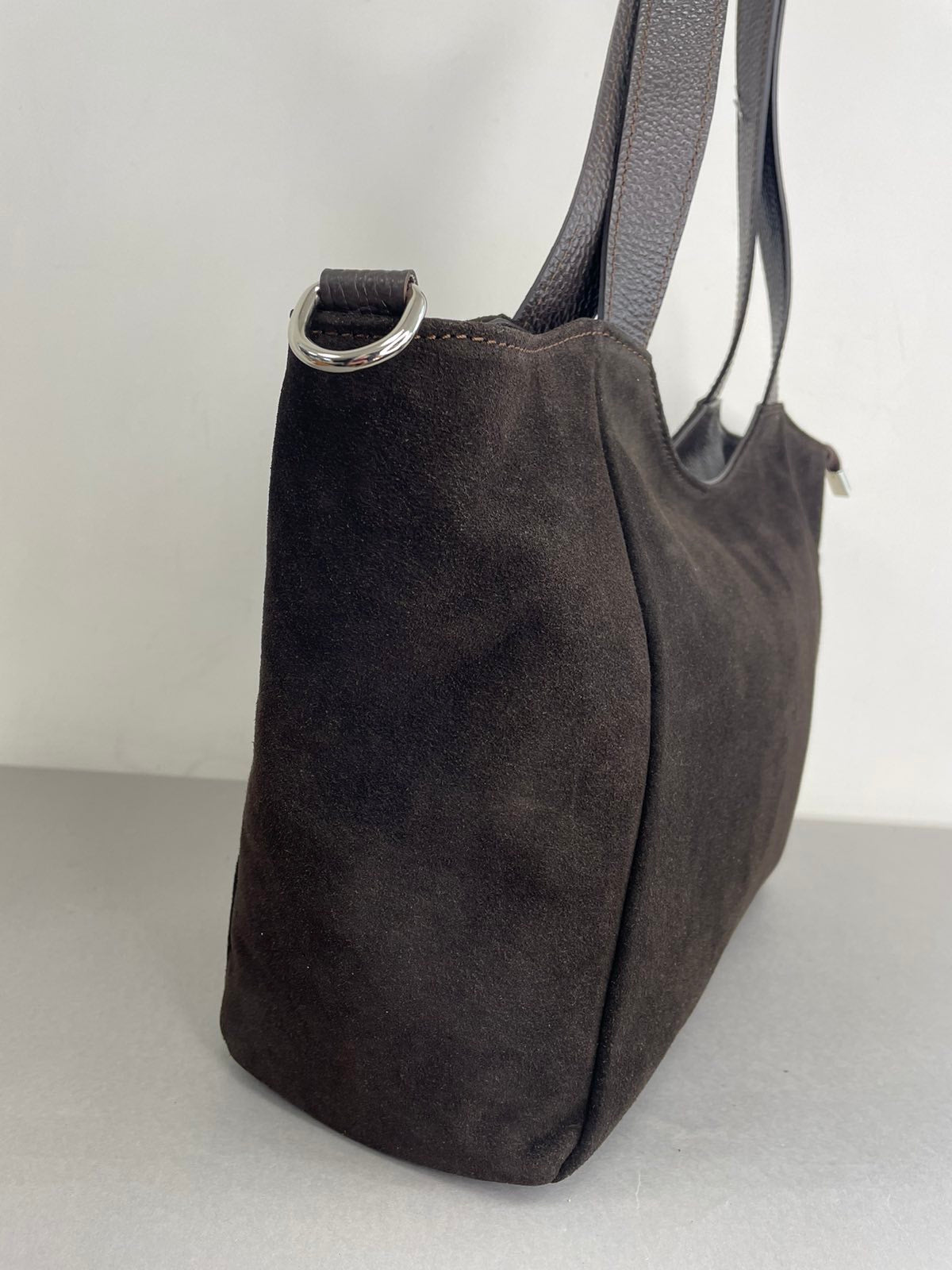 Ruda zomšinė rankinė