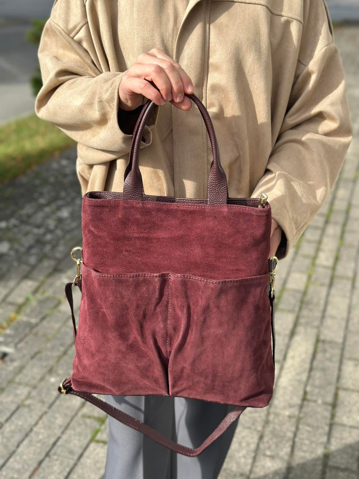 Moteriška odinė rankinė