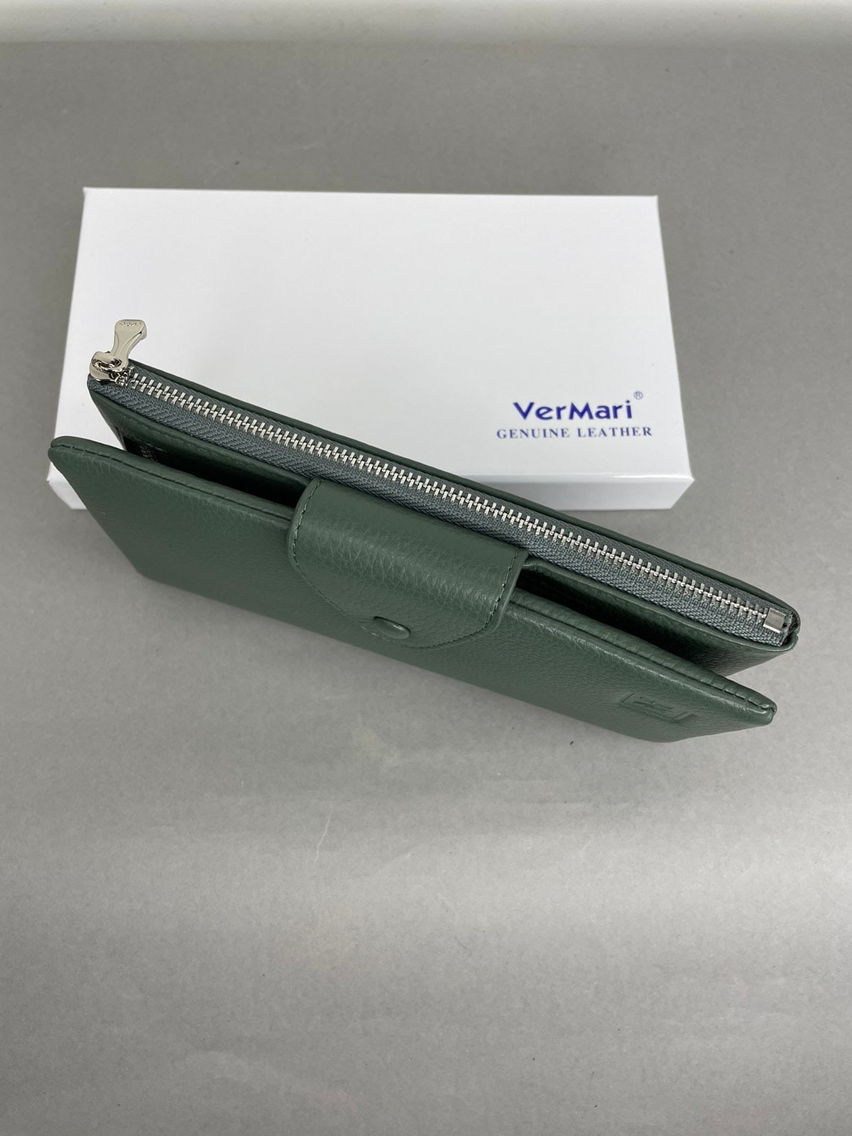 VerMari natūralios odos moteriška piniginė