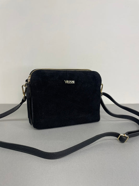 Vezze natūralios odos rankinė per petį