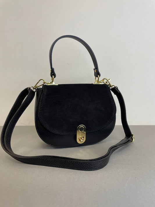 Moteriška odinė rankinė per petį