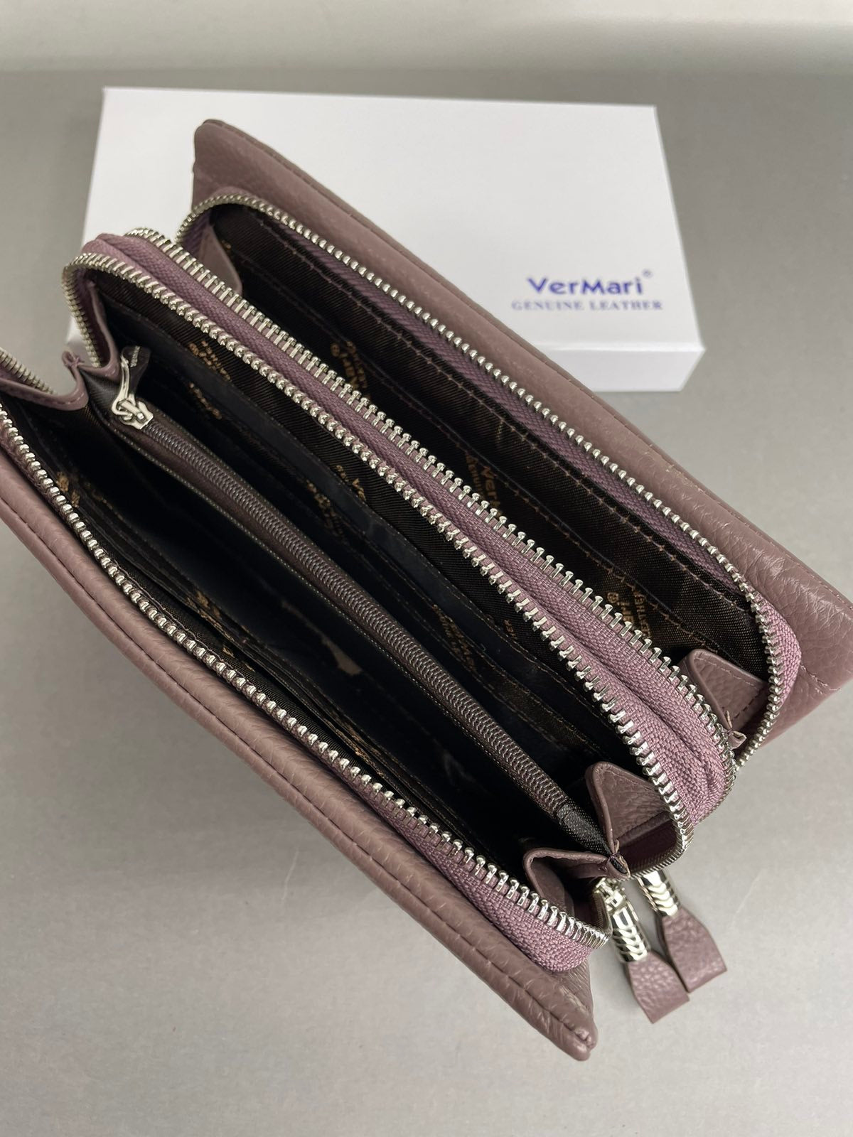 VerMari natūralios odos piniginė