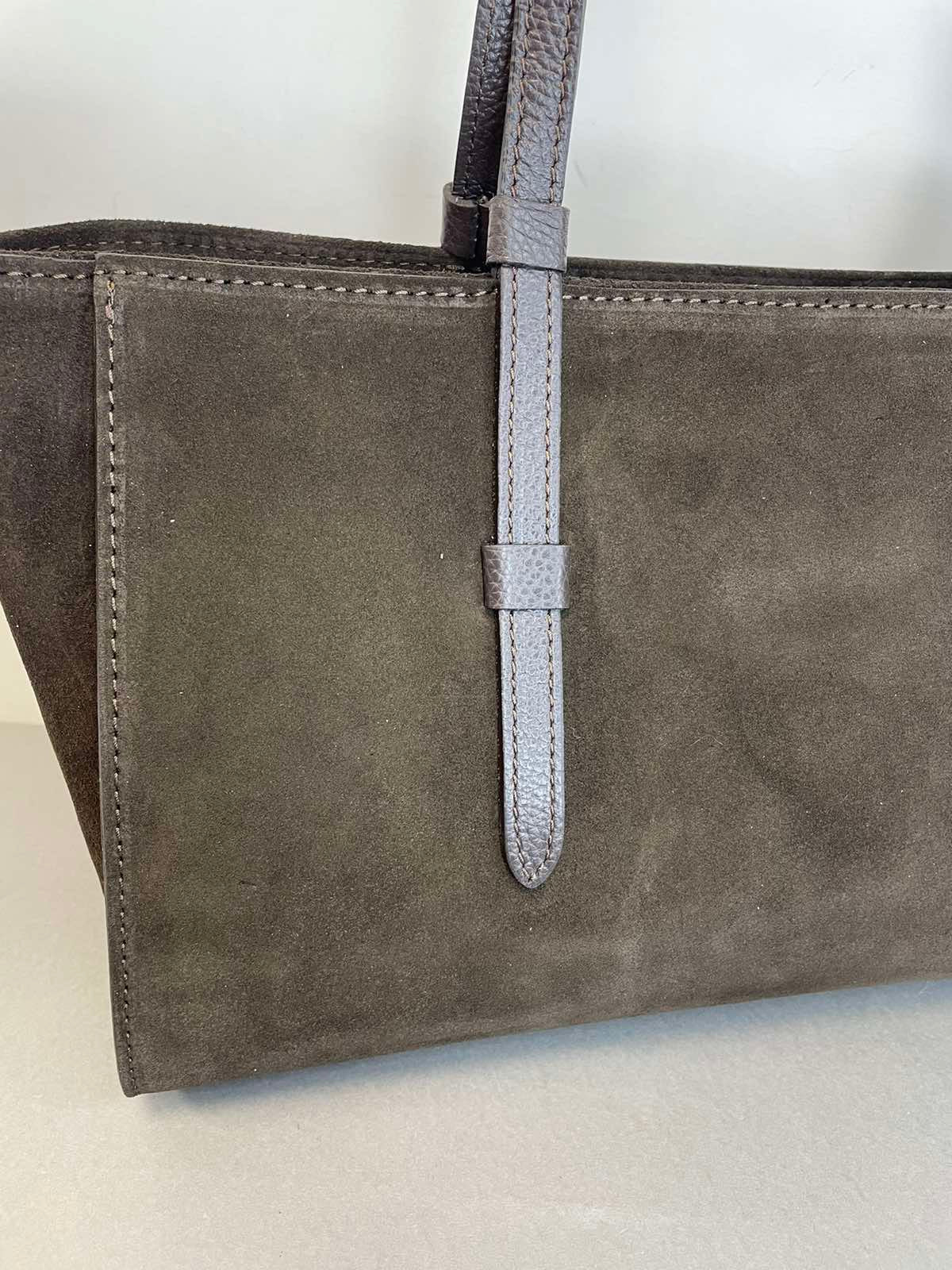 Ruda zomšinė rankinė