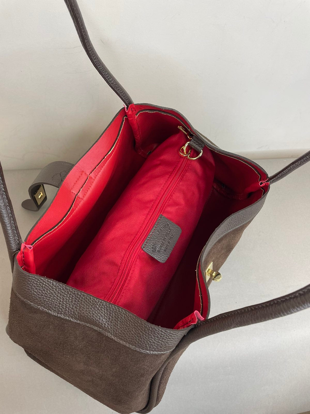 Stilinga natūralios odos rankinė