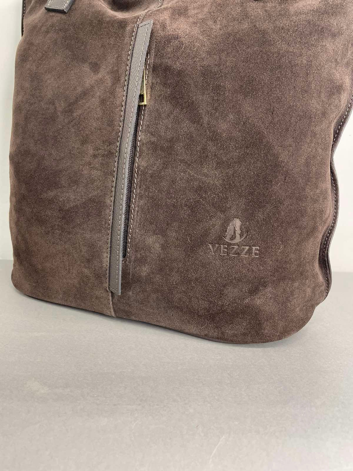 Vezze natūralios odos moteriška rankinė