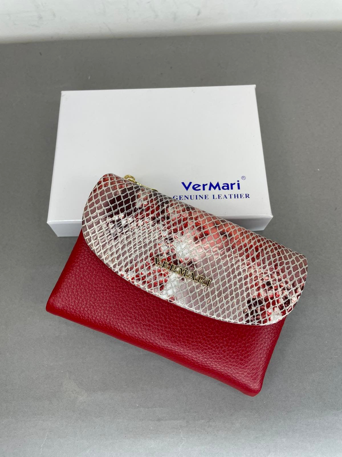 VerMari natūralios odos piniginė