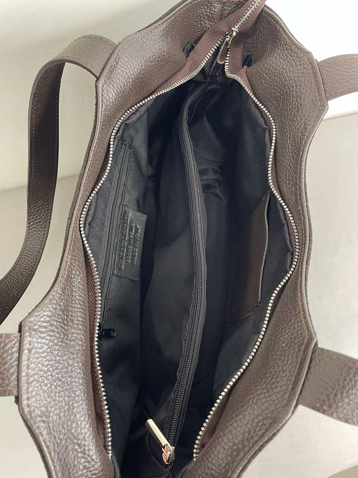 Ruda zomšinė rankinė