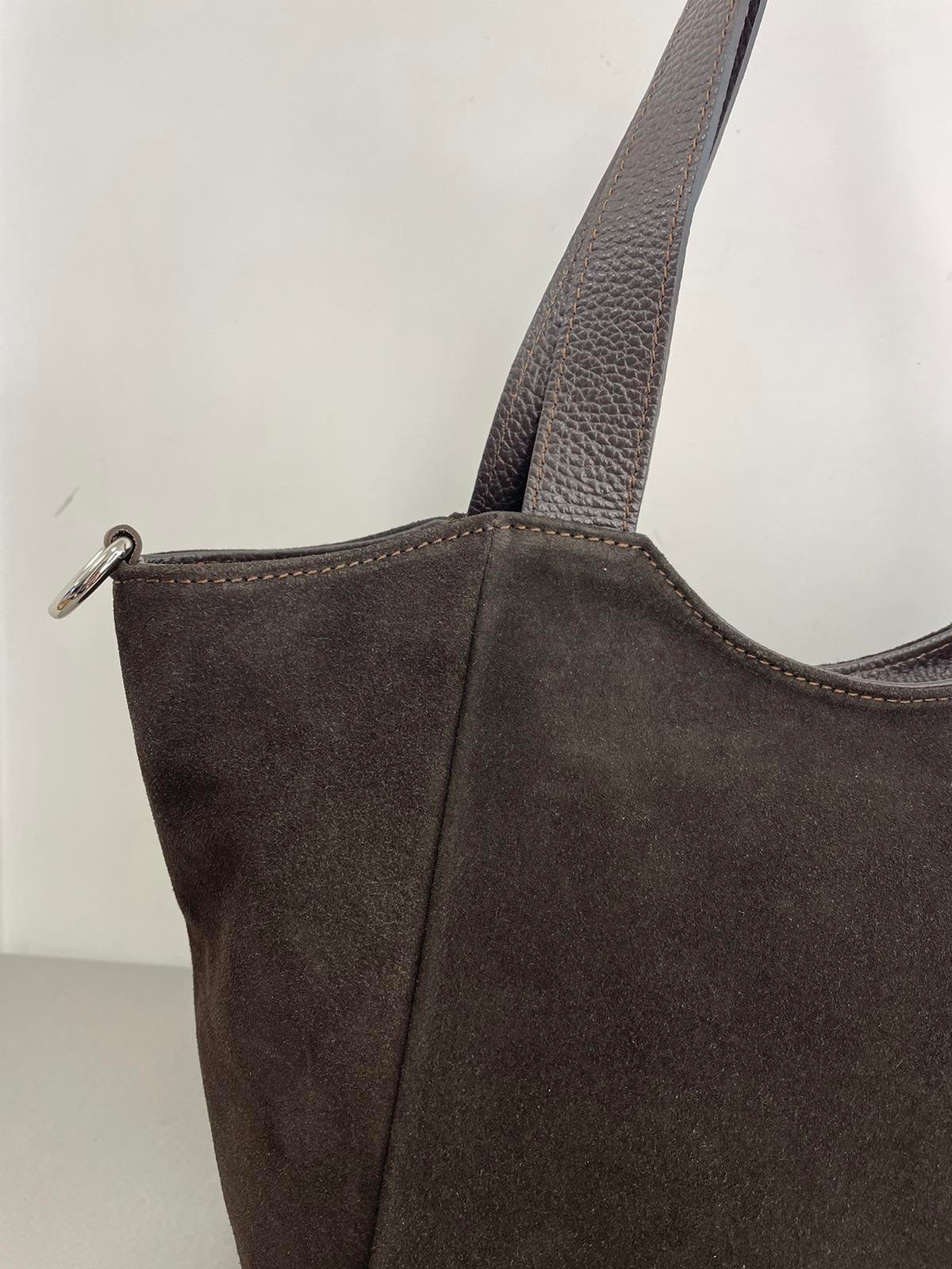 Ruda zomšinė rankinė