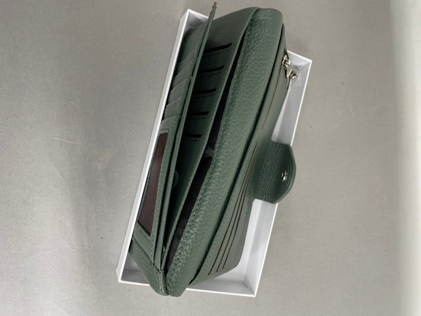 VerMari natūralios odos moteriška piniginė