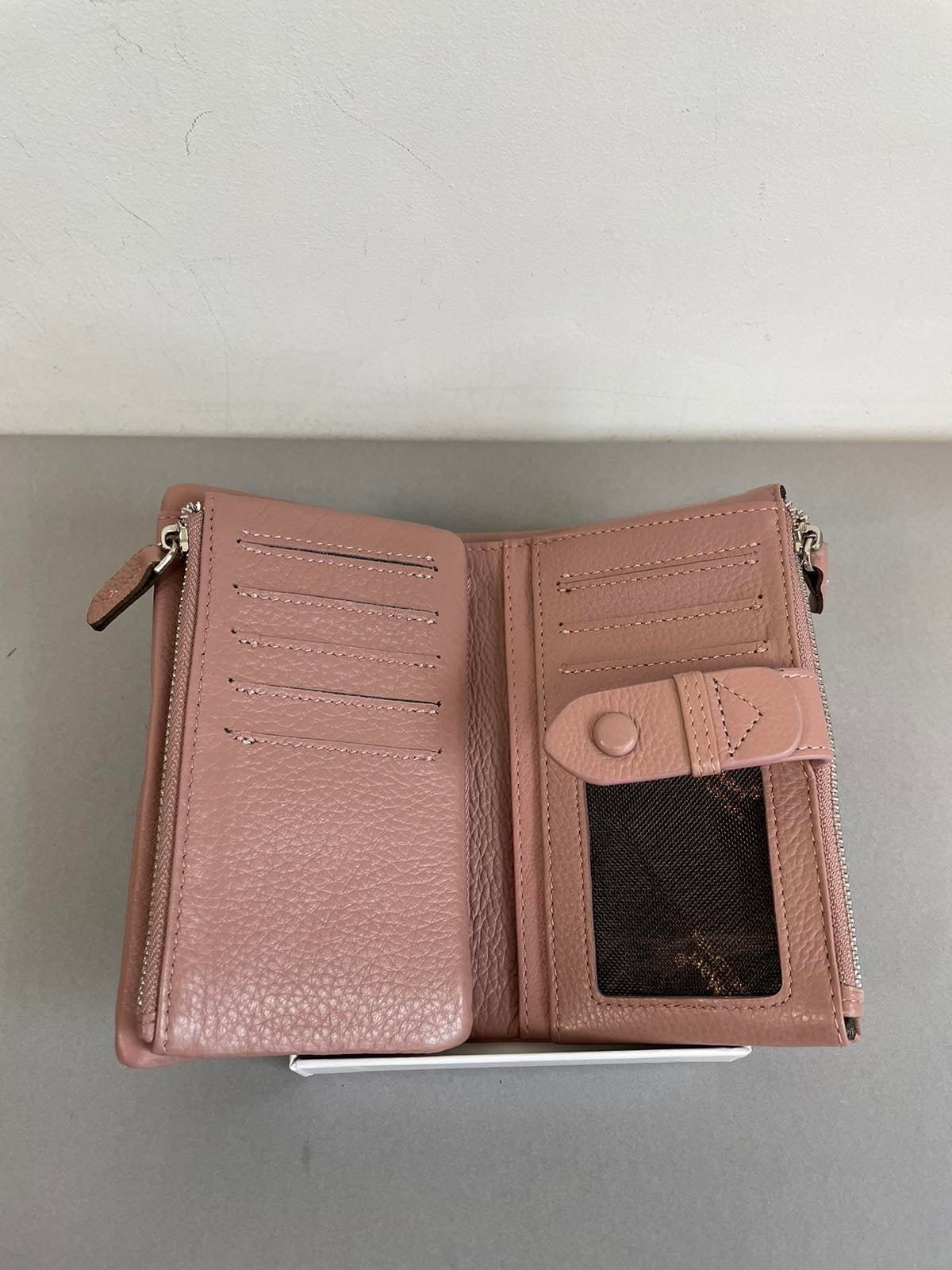 Rausvos spalvos moteriška VerMari piniginė