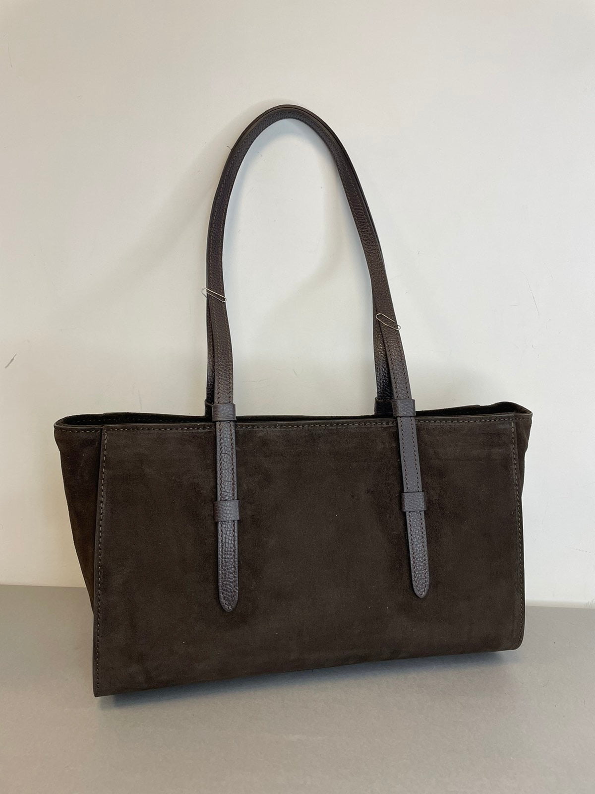 Ruda zomšinė rankinė