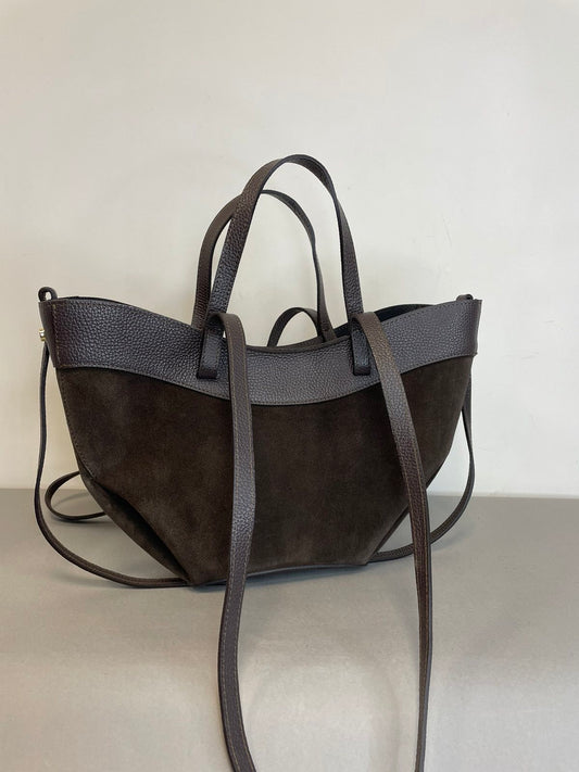 Stilinga ruda odinė moteriška rankinė