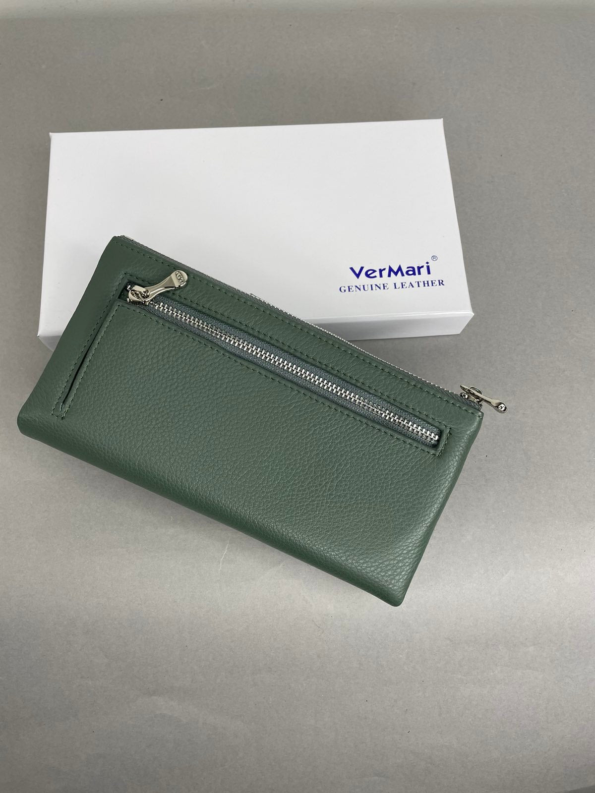 VerMari natūralios odos moteriška piniginė