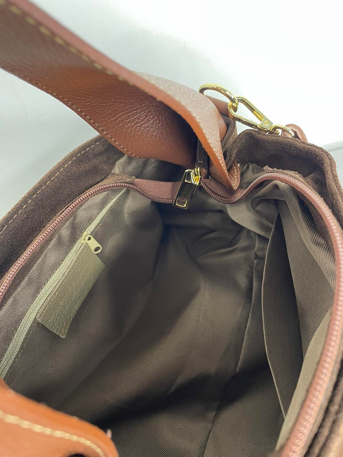 Stilinga natūralios odos rankinė