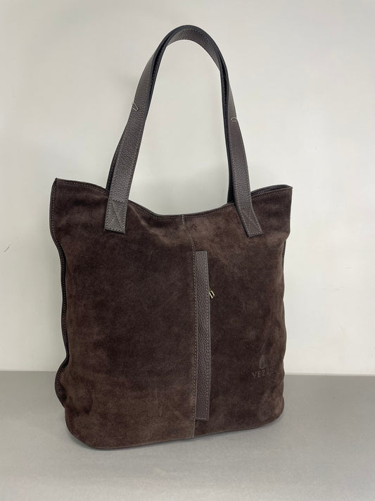 Vezze natūralios odos moteriška rankinė