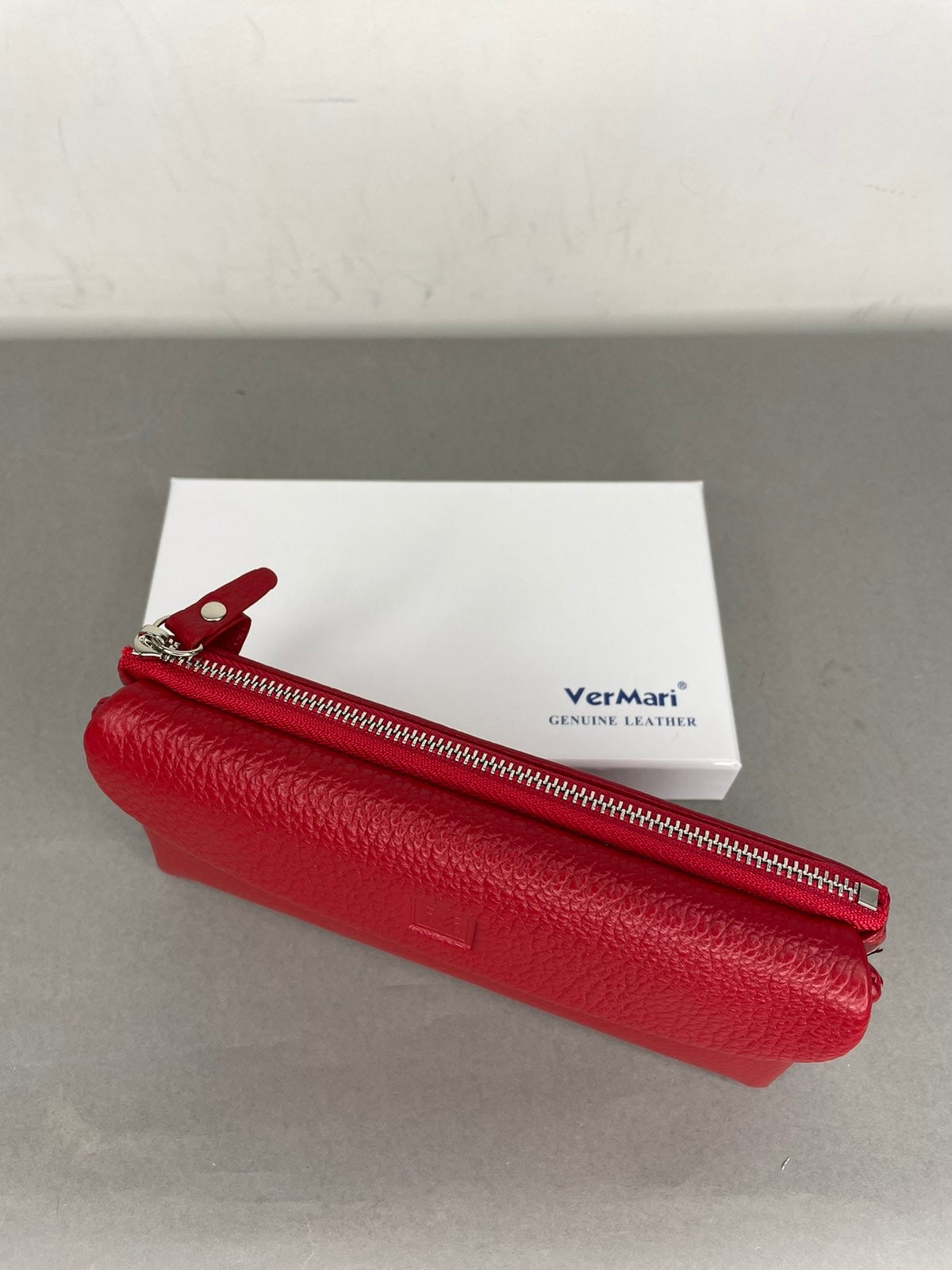 Raudona VerMari moteriška piniginė