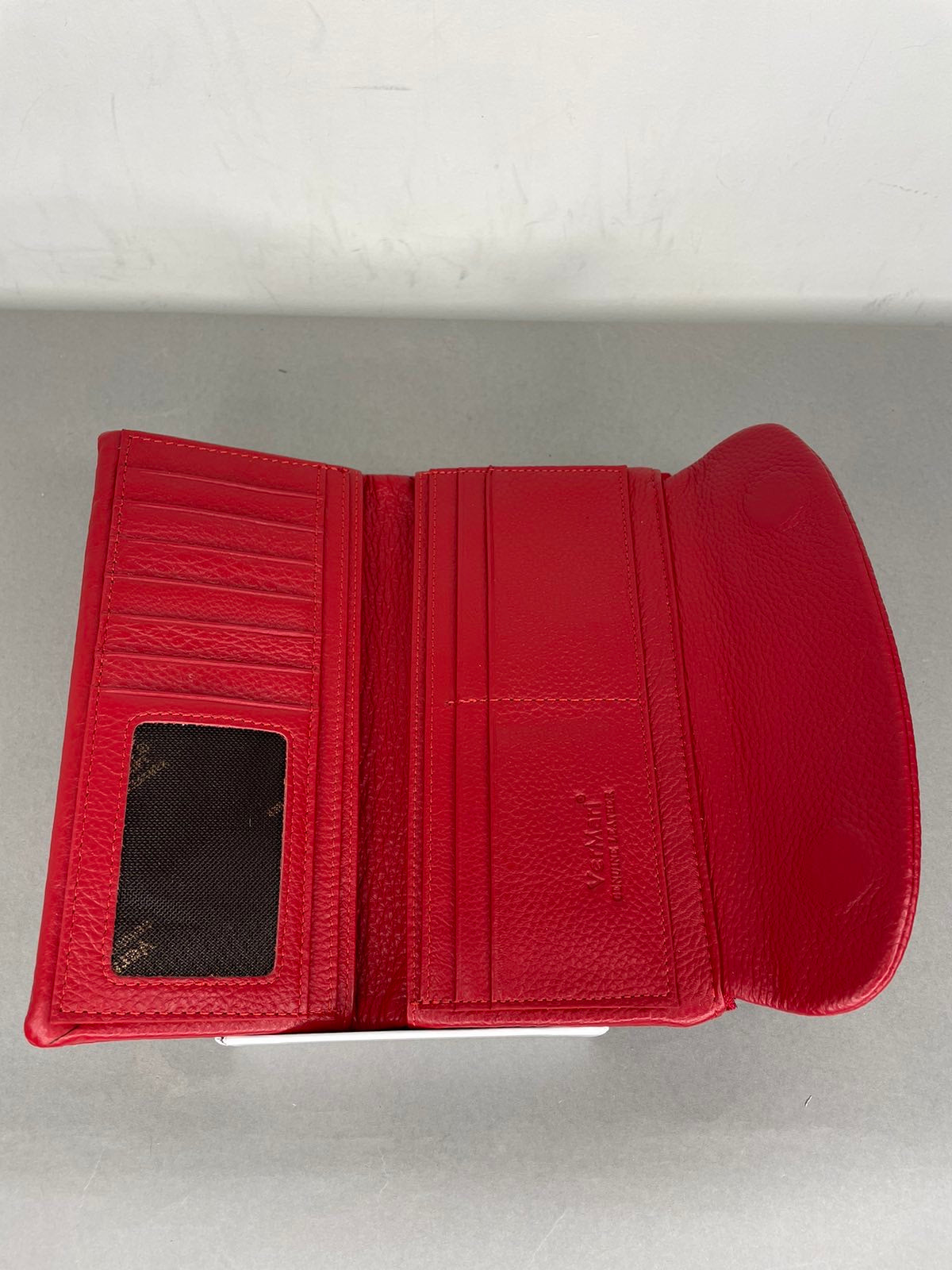 Raudona VerMari moteriška piniginė
