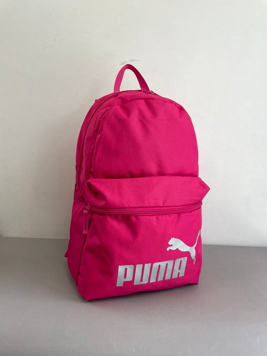 Rožinės spalvos mokyklinė Puma kuprinė