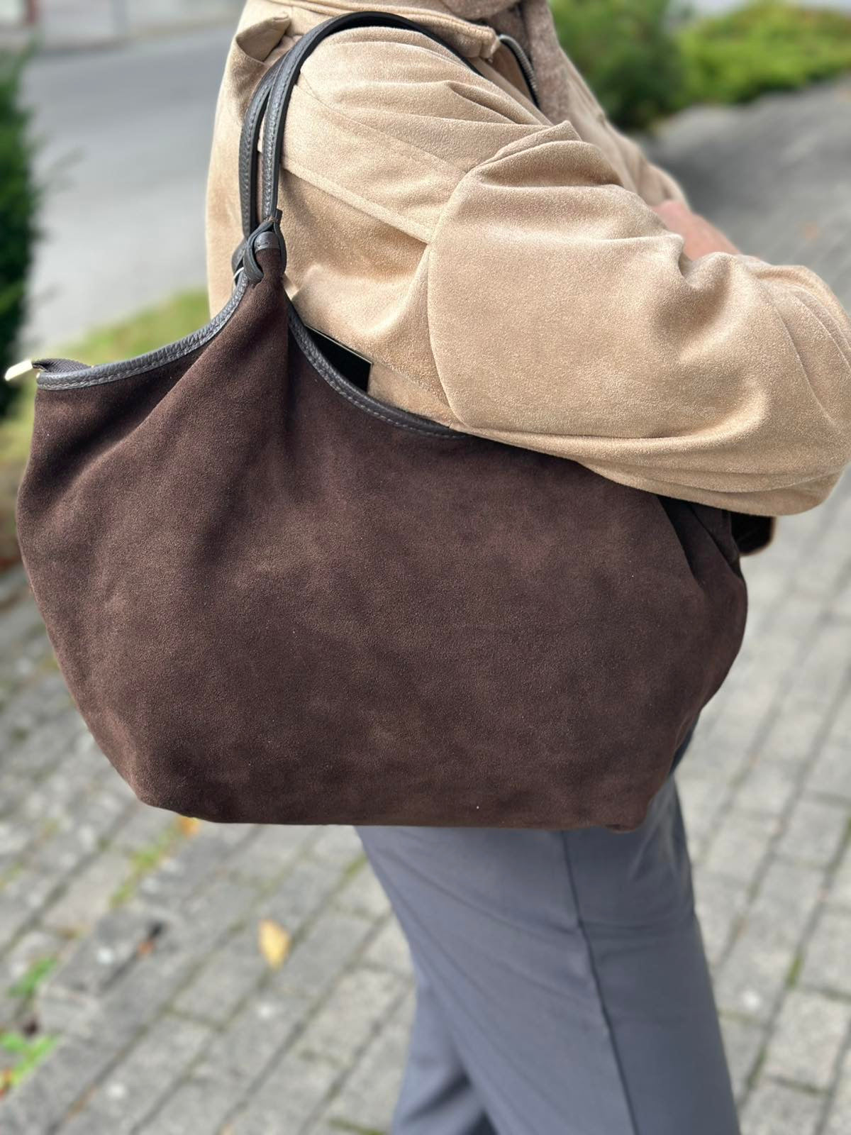 Natūralios odos moteriška rankinė