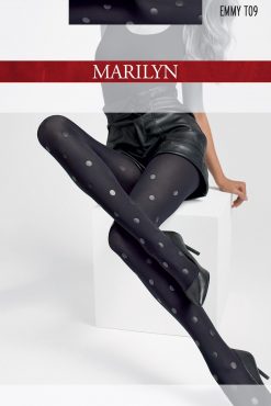 Moteriškos pėdkelnės su taškeliaisi MARILYN Emmy dots T09 60 den
