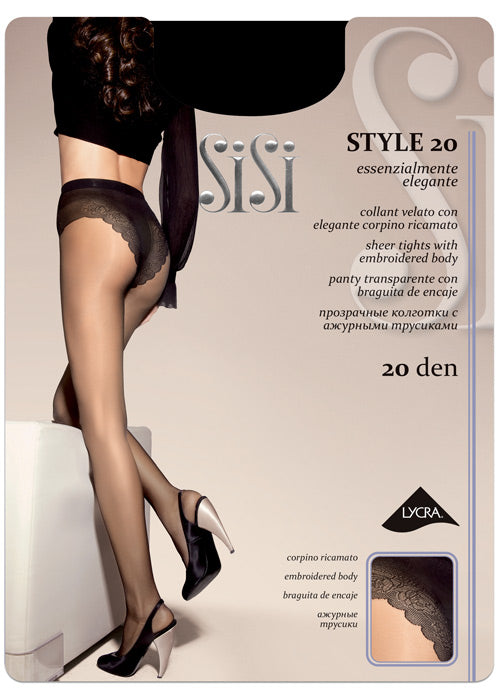 Klasikinės pėdkelnės SiSi Style 20 Den